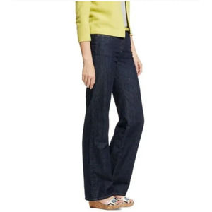 Boden Wide Leg Jeans Dark Wash Indigo Blue Denim